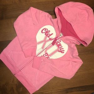 Old Navy Pink Zipped Up Hoodie 5